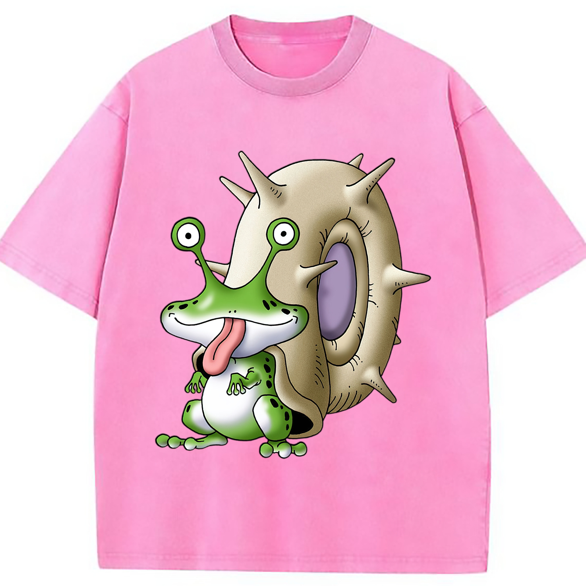 （画像用） ドラゴンクエスト Doragon Kuesuto Dragon Quest 綿100% ヴィンテージ風 半袖Tシャツ（フロントプリント）